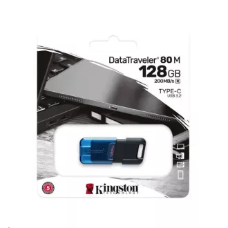 Kingston Flash Drive 128GB DataTraveler DT80 M (USB-C 3.2 Gen 1) Kingston Flash Drive 128GB DataTraveler DT80 M (USB-C 3.2 Gen 1)