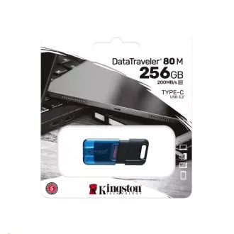 Kingston Flash Drive 256GB DataTraveler DT80 M (USB-C 3.2 Gen 1) Kingston Flash Drive 256GB DataTraveler DT80 M (USB-C 3.2 Gen 1)