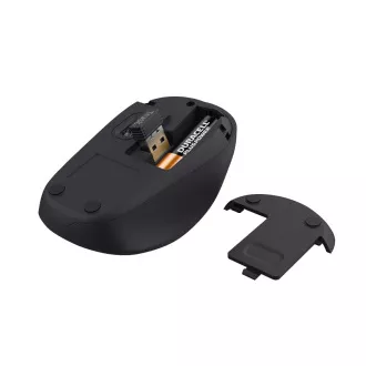 TRUST Maus TM-201 WIRELESS MOUSE ECO, optisch, schwarz