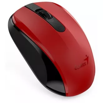 GENIUS Maus NX-8008S/ 1200 dpi/ kabellos/ geräuschlos/ BlueEye-Sensor/ rot