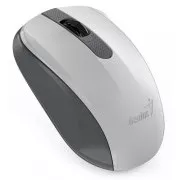 GENIUS Maus NX-8008S/ 1200 dpi/ kabellos/ geräuschlos/ BlueEye-Sensor/ weiß/ grau