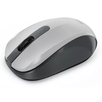 GENIUS Maus NX-8008S/ 1200 dpi/ kabellos/ geräuschlos/ BlueEye-Sensor/ weiß/ grau