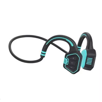 EVOLVEO BoneSwim MP3 16GB drahtloser Kopfhörer, Wangenknochen, blau EVOLVEO BoneSwim MP3 16GB drahtloser Kopfhörer, Wangenknochen, blau