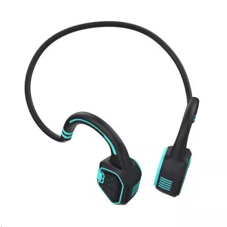 EVOLVEO BoneSwim MP3 16GB drahtloser Kopfhörer, Wangenknochen, blau - Unverpackt EVOLVEO BoneSwim MP3 16GB drahtloser Kopfhörer, Wangenknochen, blau - Unverpackt