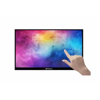 Verbatim PMT-15 Tragbarer Touchscreen-Monitor 15,6" Full HD 1080p Metallgehäuse Verbatim PMT-15 Tragbarer Touchscreen-Monitor 15,6" Full HD 1080p Metallgehäuse