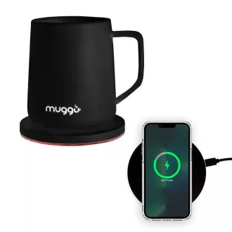 Muggo QI smart beheizter Becher - schwarz