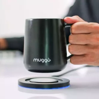 Muggo QI smart beheizter Becher - schwarz