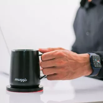 Muggo QI smart beheizter Becher - schwarz