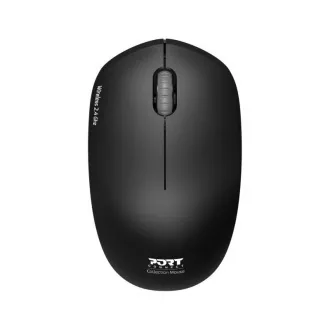 PORT Wireless Mouse Wireless COLLECTION, USB-A Dongle, 2.4Ghz, 1600DPI, schwarz PORT Wireless Mouse Wireless COLLECTION, USB-A Dongle, 2.4Ghz, 1600DPI, schwarz