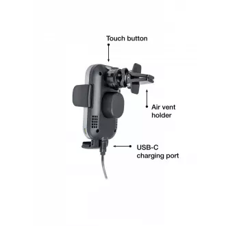 VERBATIM Autohalterung Wireless Qi 15W Schnellladegerät FWC-02