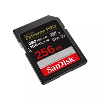 SanDisk SDXC-Karte 256GB Extreme PRO (280 MB/s Klasse 10, UHS-II V60)