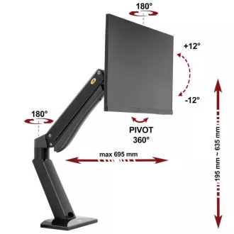 Monitor- oder TV-Halter NB NB45B