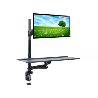 Desktop-Monitorhalterung mit Tastaturablage Fiber Mounts M68C1