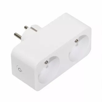EVOLVEO Porta DUO F32, intelligente Wi-Fi-Doppelsteckdose mit Leistungsmessung