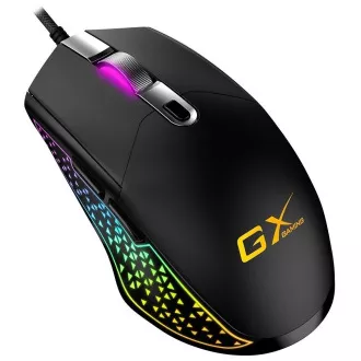 GENIUS Maus GX GAMING Scorpion M705, kabelgebunden, RGB Hintergrundbeleuchtung, 800-7200 dpi, USB, 6 Tasten, schwarz