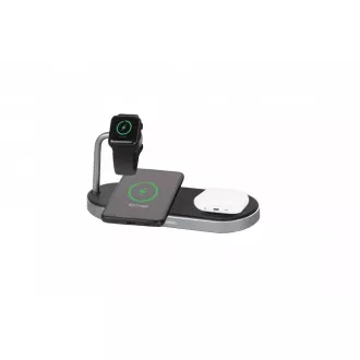 VERBATIM 3in1 Qi MFi Dual Wireless Ladegerät für iPhone und Apple Watch WCS-03