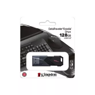 Kingston Flash-Laufwerk 128GB USB3.2 Gen 1 DataTraveler Exodia Onyx