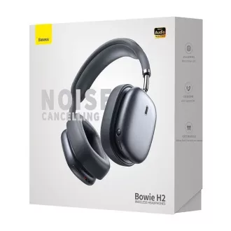Baseus Bowie H2 TWS drahtloser Bluetooth 5.2 Over-Ear-Kopfhörer, grau Baseus Bowie H2 TWS drahtloser Bluetooth 5.2 Over-Ear-Kopfhörer, grau