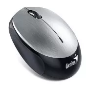 GENIUS Maus NX-9000BT/ Bluetooth 4.0/ 1200 dpi/ kabellos/ wiederaufladbare Batterie/ silber