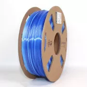 GEMBIRD Druckfaden (Filament) PLA, 1, 75mm, 1kg, Seideneis, eisblau/dunkelblau