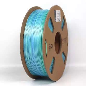 GEMBIRD Druckfaden (Filament) PLA, 1, 75mm, 1kg, Seide Regenbogen, blau/grün GEMBIRD Druckfaden (Filament) PLA, 1, 75mm, 1kg, Seide Regenbogen, blau/grün