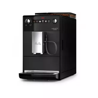 MELITTA Latticia OT Espressomaschine, 15 bar, 2 Tassen auf einmal, integriertes Mahlwerk, 5 Mahlprogramme, schwarz