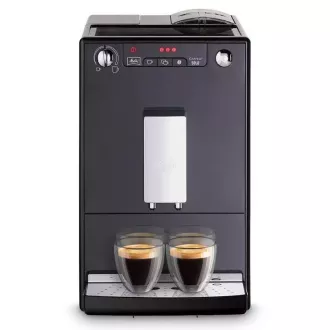 MELITTA Solo Frosted Black, Kaffeemaschine, 15 Bar, 2 Tassen auf einmal, integriertes Mahlwerk, milchfreies Rezept, schwarz MELITTA Solo Frosted Black, Kaffeemaschine, 15 Bar, 2 Tassen auf einmal, integriertes Mahlwerk, milchfreies Rezept, schwarz
