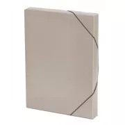 Gummibox Linien transparent rauch