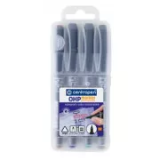 Marker Centropen 2637/4 M permanent 4 Farben zylindrische Spitze 1mm