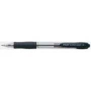 Kugelschreiber Pilot super grip 0,7mm schwarz / Mine 2110 Schaft klar