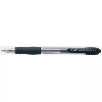 Kugelschreiber Pilot super grip 0,7mm schwarz / Mine 2110 Schaft klar Kugelschreiber Pilot super grip 0,7mm schwarz / Mine 2110 Schaft klar