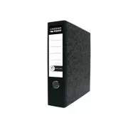 Ordner A4 8cm Hebel Executive schwarze Rückseite mit einem Loch für einen Finger