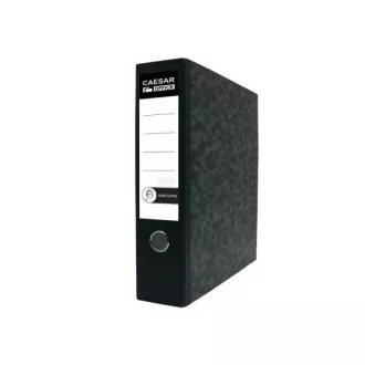 Ordner A4 8cm Hebel Executive schwarze Rückseite mit einem Loch für einen Finger