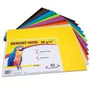 Farbiges Papier A3 / 80g 12 Farben 60 Blatt