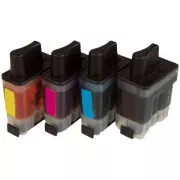 MultiPack BROTHER LC-900 + 20stk Fotopapier (LC900BK,  LC900C,  LC900M,  LC900Y) - Tintenpatrone TonerPartner PREMIUM, black + color (schwarz + farbe)