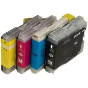 MultiPack BROTHER LC-970 + 20stk Fotopapier (LC970BK,  LC970C,  LC970M,  LC970Y) - Tintenpatrone TonerPartner PREMIUM, black + color (schwarz + farbe)