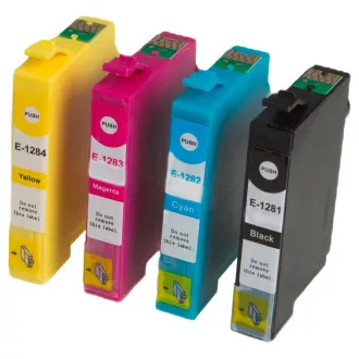 MultiPack EPSON T1285 (C13T12854012) - Tintenpatrone TonerPartner PREMIUM, black + color (schwarz + farbe)