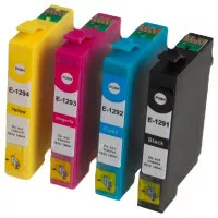 MultiPack EPSON T1295 (C13T12954012) - Tintenpatrone TonerPartner PREMIUM, black + color (schwarz + farbe)