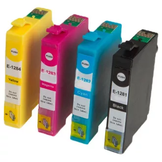 MultiPack EPSON Epson T1285 + 20stk Fotopapier (C13T12854010) - Tintenpatrone TonerPartner PREMIUM, black + color (schwarz + farbe)