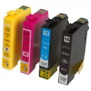 MultiPack EPSON T1635 + 20stk Fotopapier (C13T16364010) - Tintenpatrone TonerPartner PREMIUM, black + color (schwarz + farbe)