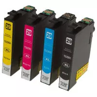 MultiPack EPSON T2996 (C13T29964012) - Tintenpatrone TonerPartner PREMIUM, black + color (schwarz + farbe)
