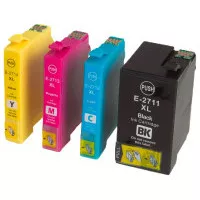 MultiPack EPSON T2711-XXL, T2715-XXL - Tintenpatrone TonerPartner PREMIUM, black + color (schwarz + farbe)