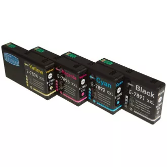 MultiPack EPSON T7891, T7892, T7893, T7894 XXL - Tintenpatrone TonerPartner PREMIUM, black + color (schwarz + farbe) MultiPack EPSON T7891, T7892, T7893, T7894 XXL - Tintenpatrone TonerPartner PREMIUM, black + color (schwarz + farbe)