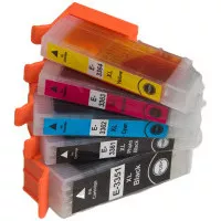 MultiPack EPSON T3357 (C13T33574011) - Tintenpatrone TonerPartner PREMIUM, black + color (schwarz + farbe)