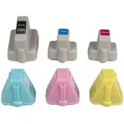 MultiPack Tintenpatrone TonerPartner PREMIUM für HP 363 (Q7966EE), black + color (schwarz + farbe)