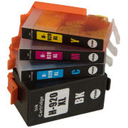 MultiPack Tintenpatrone TonerPartner PREMIUM für HP 920-XL (C2N92AE), black + color (schwarz + farbe)