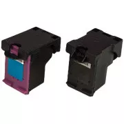 MultiPack Tintenpatrone TonerPartner PREMIUM für HP 302-XL (F6U68AE, F6U67AE), black + color (schwarz + farbe)