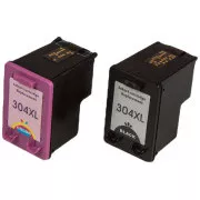 MultiPack Tintenpatrone TonerPartner PREMIUM für HP 304-XL (N9K07AE, N9K08AE), black + color (schwarz + farbe)