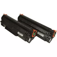 MultiPack Toner TonerPartner PREMIUM für HP 36A (CB436AD), black (schwarz )