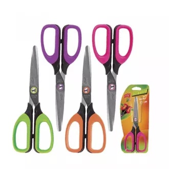 Schere 15cm Einfacher weicher Griff Farbenmix Schere 15cm Einfacher weicher Griff Farbenmix